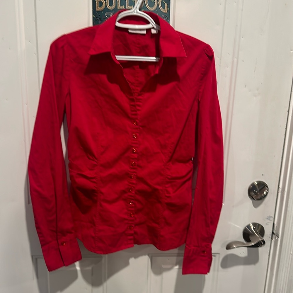 Womens New York & Co Madison Stretch Shirt
